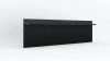 Скрытый плинтус LACONISTIQ REGULAR, под подсветку, черный матовый RAL9005 (80х13х3000мм)